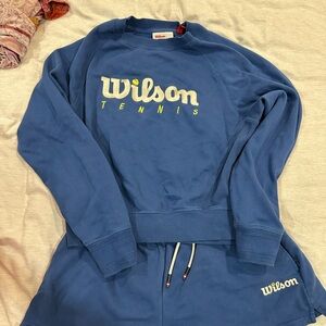 Wilson blue two-piece set